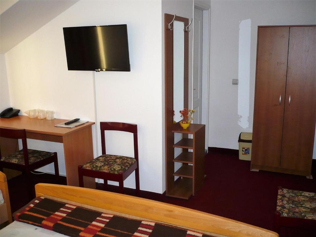TV a/nebo společenská místnost v ubytování Motel Stara Vrba
