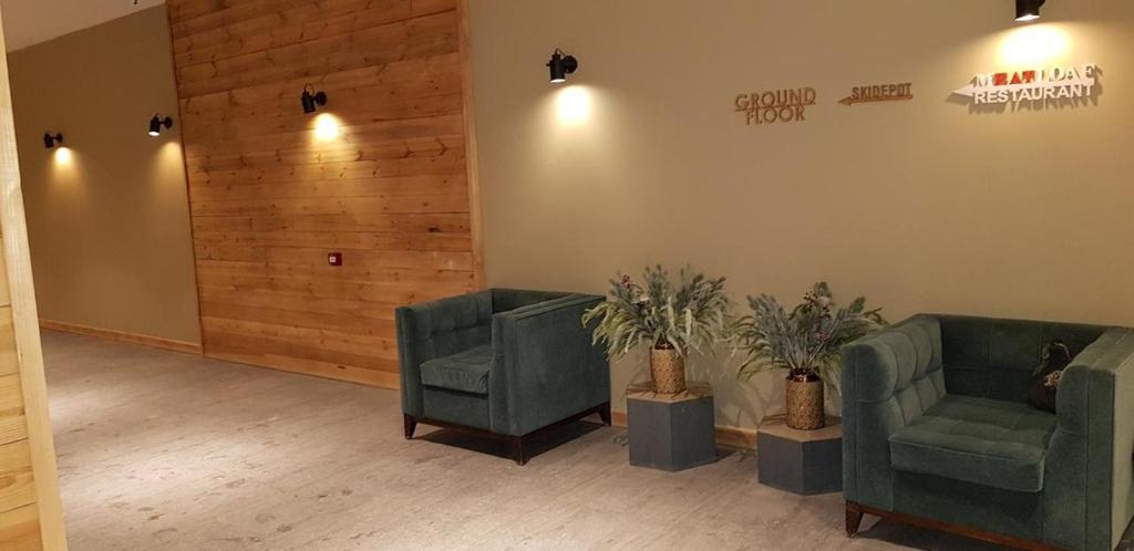 Posezení v ubytování New Gudauri Suites