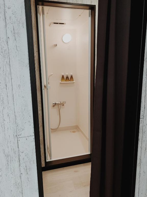 Koupelna v ubytování Hotel Capsule Inn Shizuoka