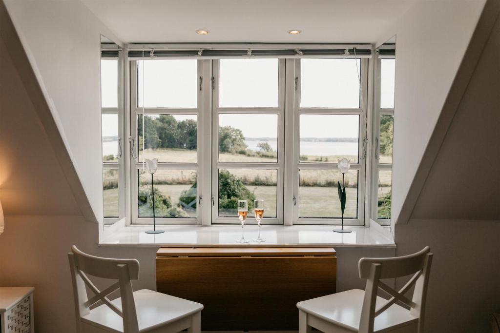 Posezení v ubytování Jungshoved Præstegård B&B