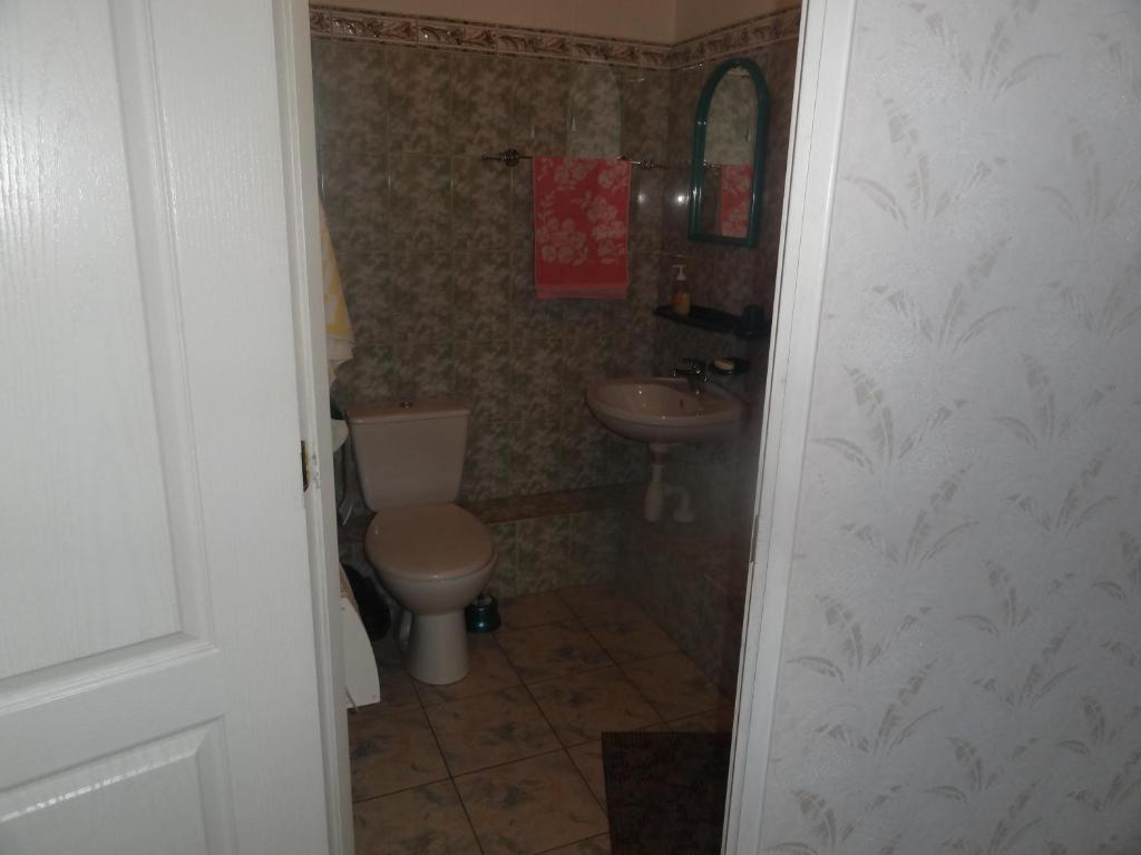 Koupelna v ubytování Hotel Rebir
