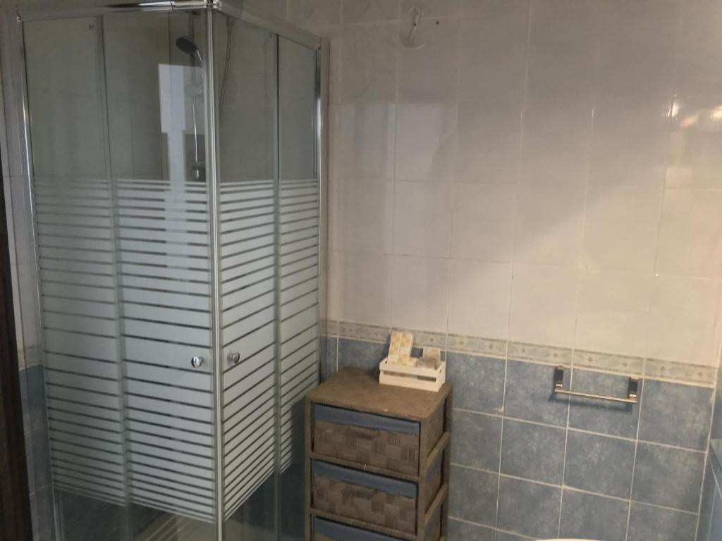 Koupelna v ubytování Hotel Virgilio