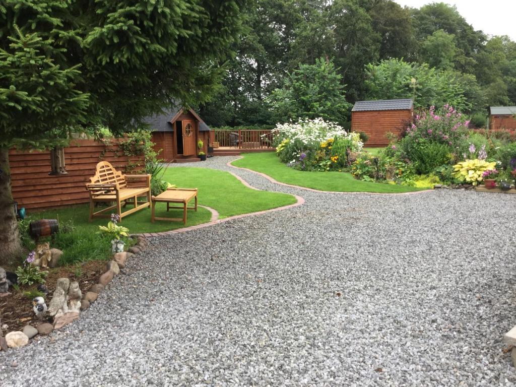 Zahrada ubytování Rannoch Lodge