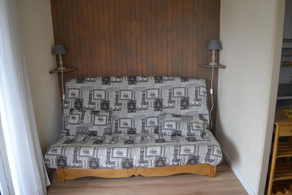Postel nebo postele na pokoji v ubytování Appartement pied des pistes 4 à 6 pers - Les Deux-Alpes