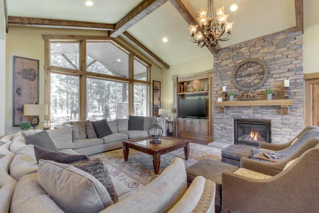 Χώρος καθιστικού στο Caldera Springs Home