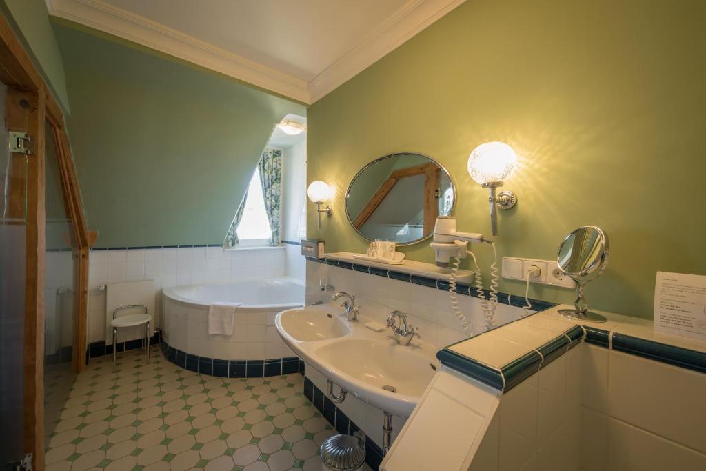 Koupelna v ubytování Hotel Der Kleine Prinz