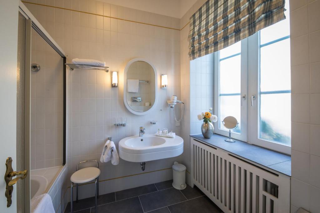 Koupelna v ubytování Hotel Der Kleine Prinz