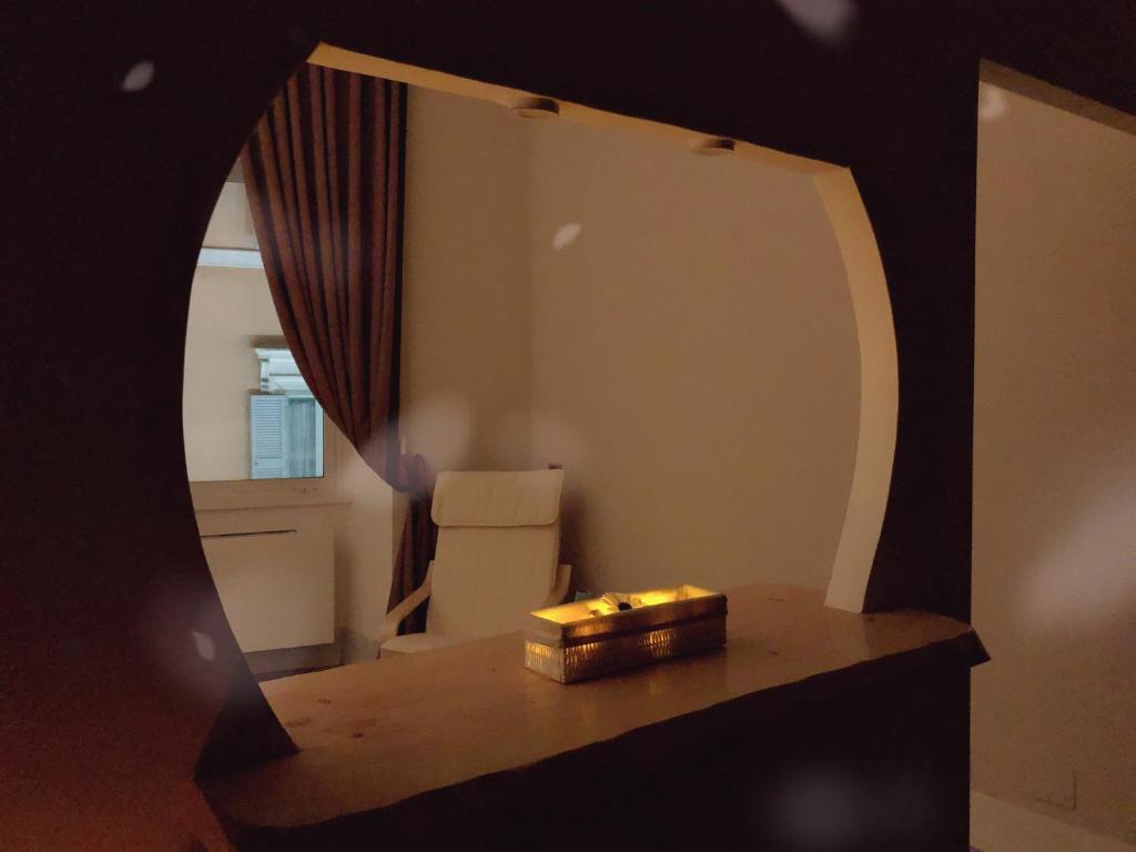 Koupelna v ubytování Hotel Paris
