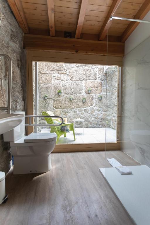 Koupelna v ubytování Bellu Suites