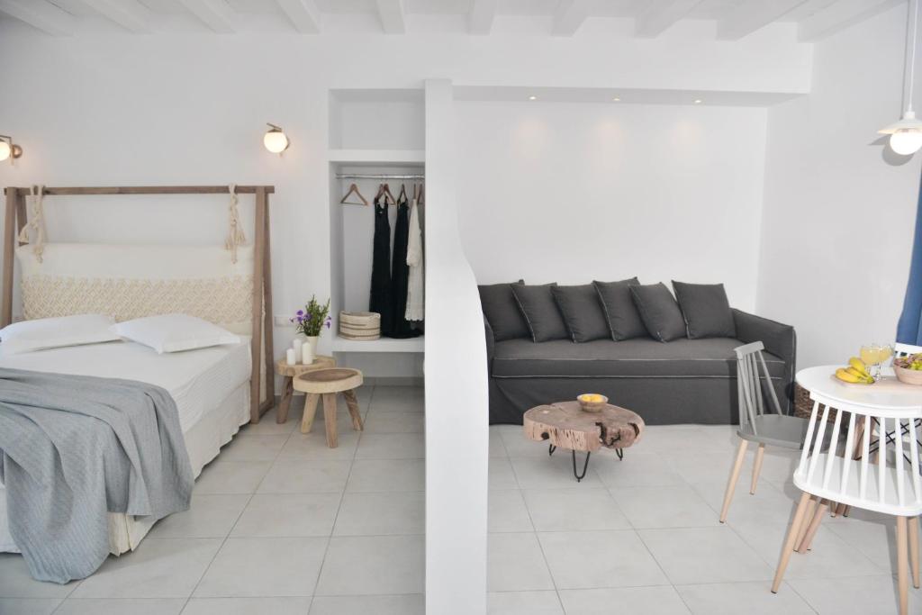Posteľ alebo postele v izbe v ubytovaní Blue Paradise Apartments