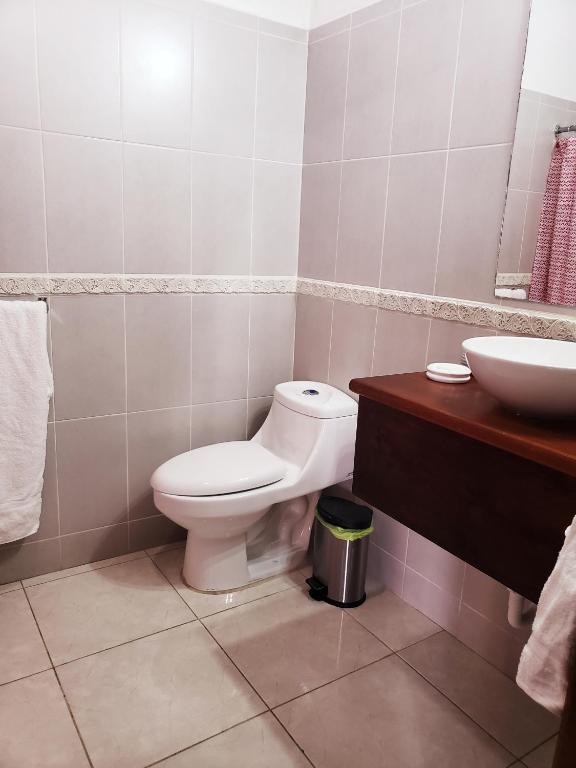 Koupelna v ubytování Portal los Castaños