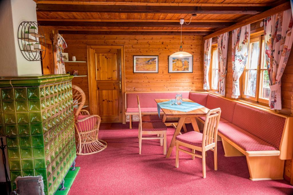 Posezení v ubytování Waldstrand Berger