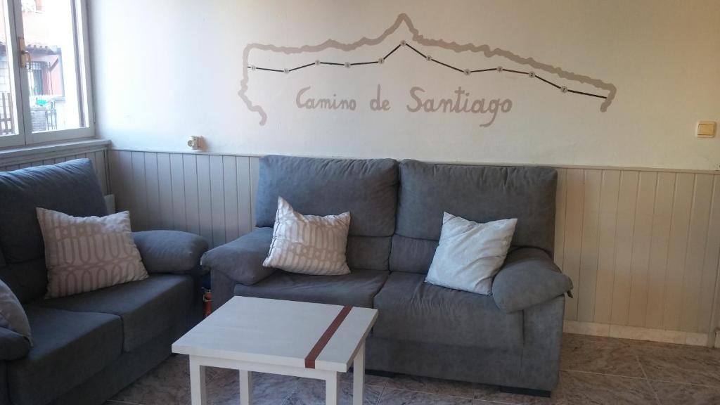 A seating area at Hotel El Sueve