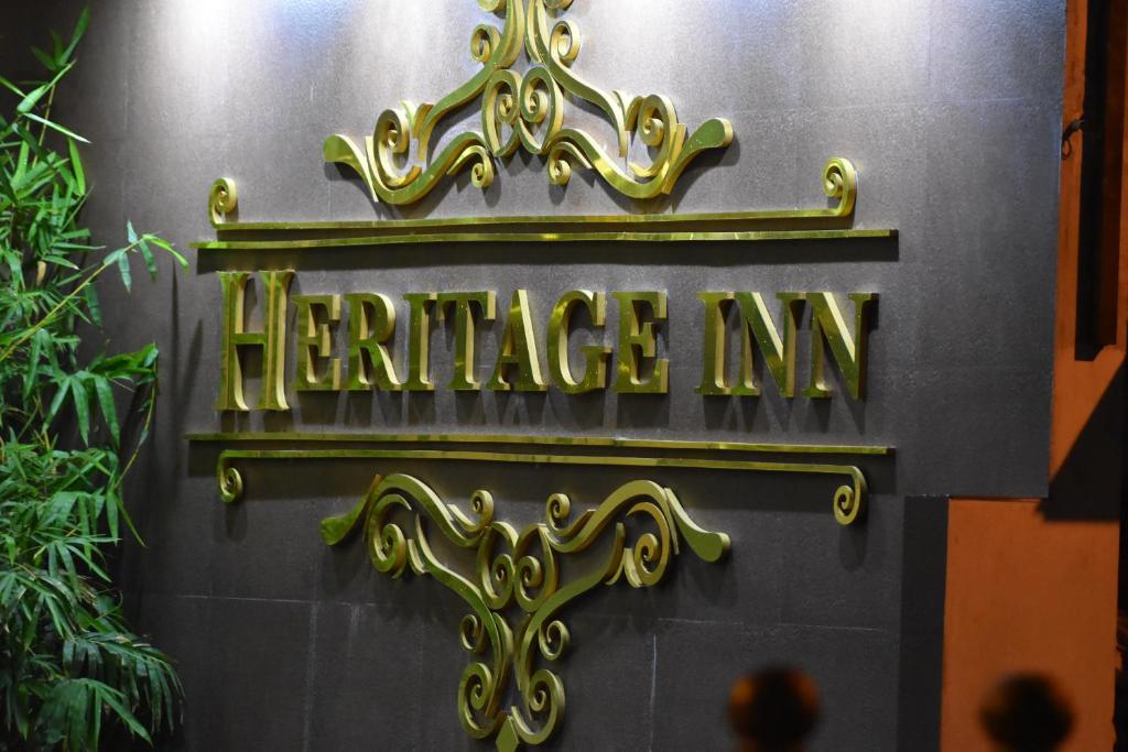 Certifikát, hodnocení, plakát nebo jiný dokument vystavený v ubytování Heritage Inn