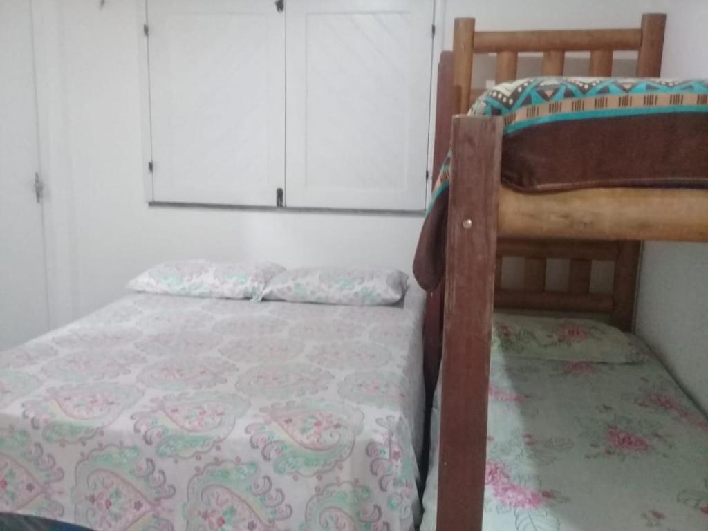 Postel nebo postele na pokoji v ubytování Chalé em Barreirinhas