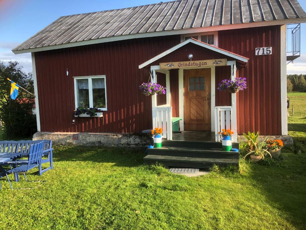 Zahrada ubytování Grindstugan på Fyrås Gård