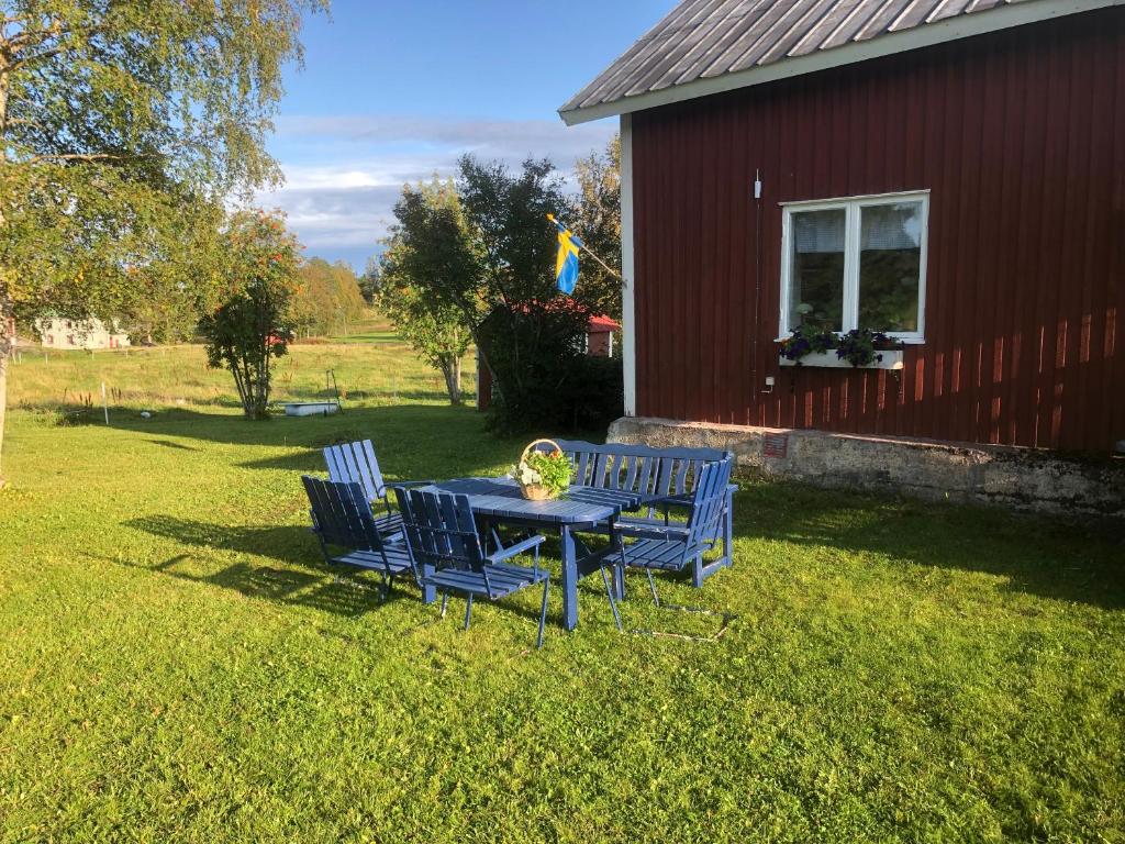 Zahrada ubytování Grindstugan på Fyrås Gård