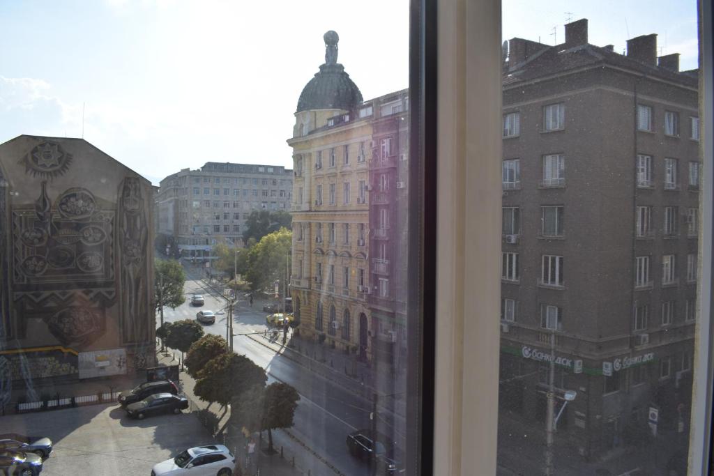 Nespecifikovaný výhled na destinaci Sofie nebo výhled na město při pohledu z hotelu