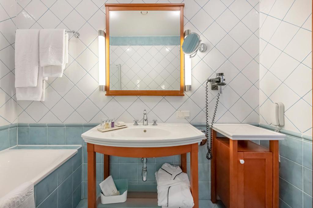 Koupelna v ubytování Grotthuss Boutique Hotel Vilnius