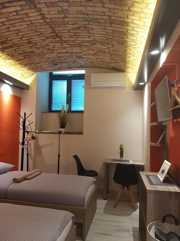 Postel nebo postele na pokoji v ubytování Centralcityrooms