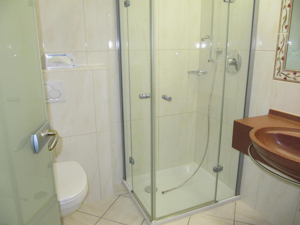 Koupelna v ubytování Hotel Bechlwirt