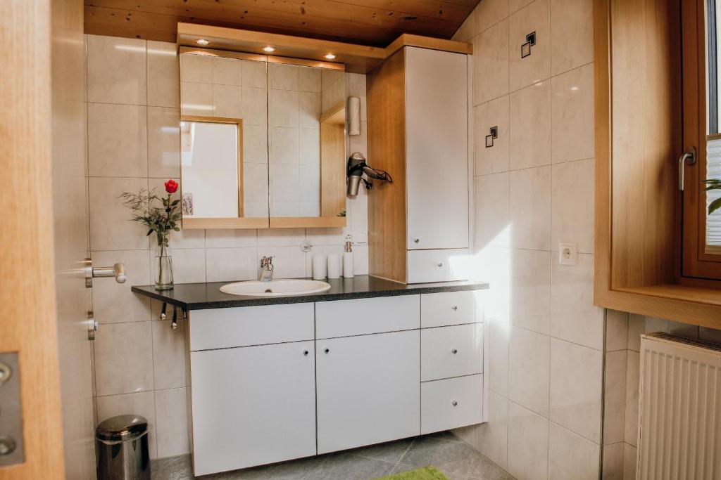 Kúpeľňa v ubytovaní Ferienwohnung Greber Gertraud