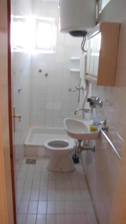 Koupelna v ubytování Apartments Primorac Podaca
