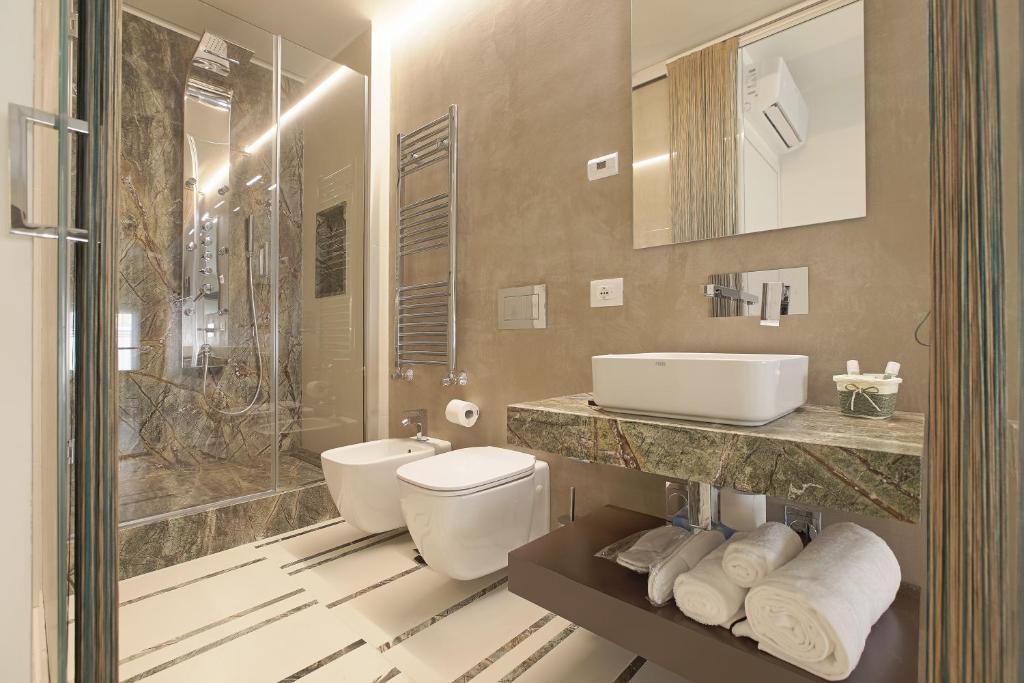 Koupelna v ubytování Hedoné Design Experience B&B