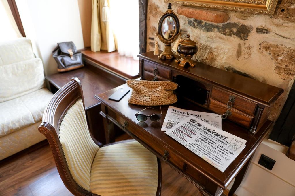 Część wypoczynkowa w obiekcie Boutique Hotel Palea Poli