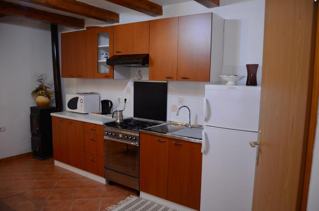 Kuchyňa alebo kuchynka v ubytovaní Apartment Duerose
