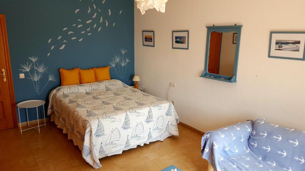 Postel nebo postele na pokoji v ubytování Villa MATHEO