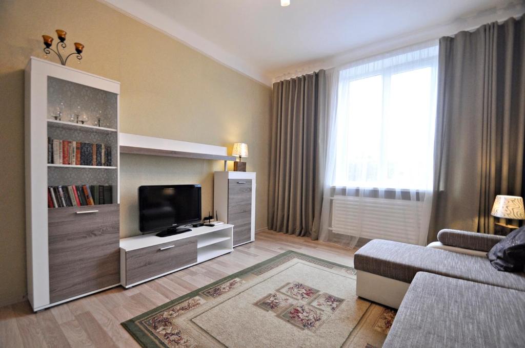 TV a/nebo společenská místnost v ubytování Castle View Apartment