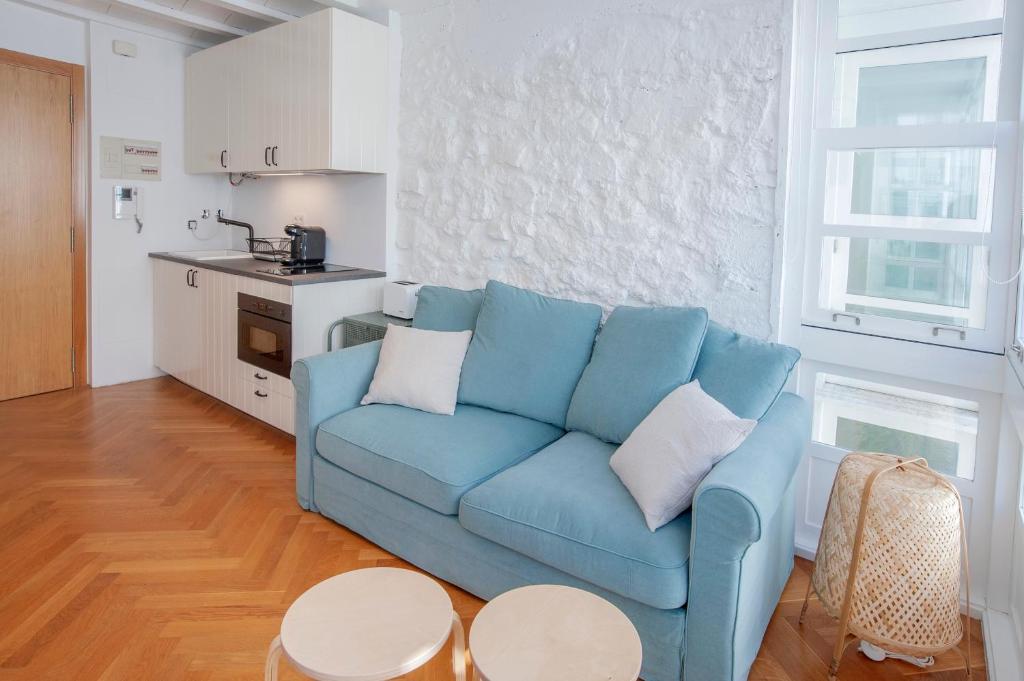 A kitchen or kitchenette at Oktheway Coruña Historic Center