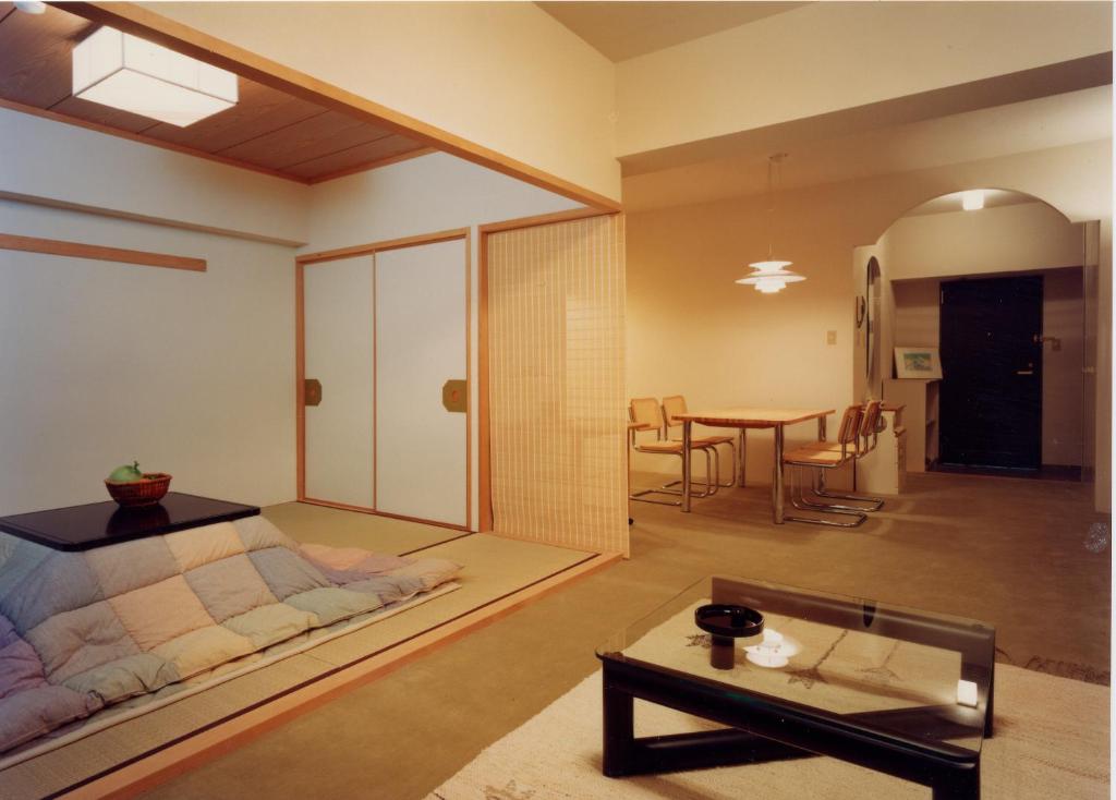 Posezení v ubytování Hotel Chalet Yuzawa Ginsui