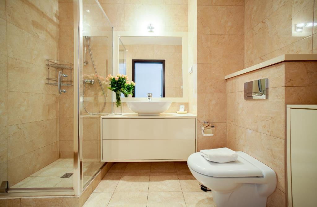 Kúpeľňa v ubytovaní Platinum Towers E-Apartments