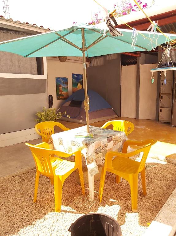 Patio nebo venkovní prostory v ubytování Delmar Hostal