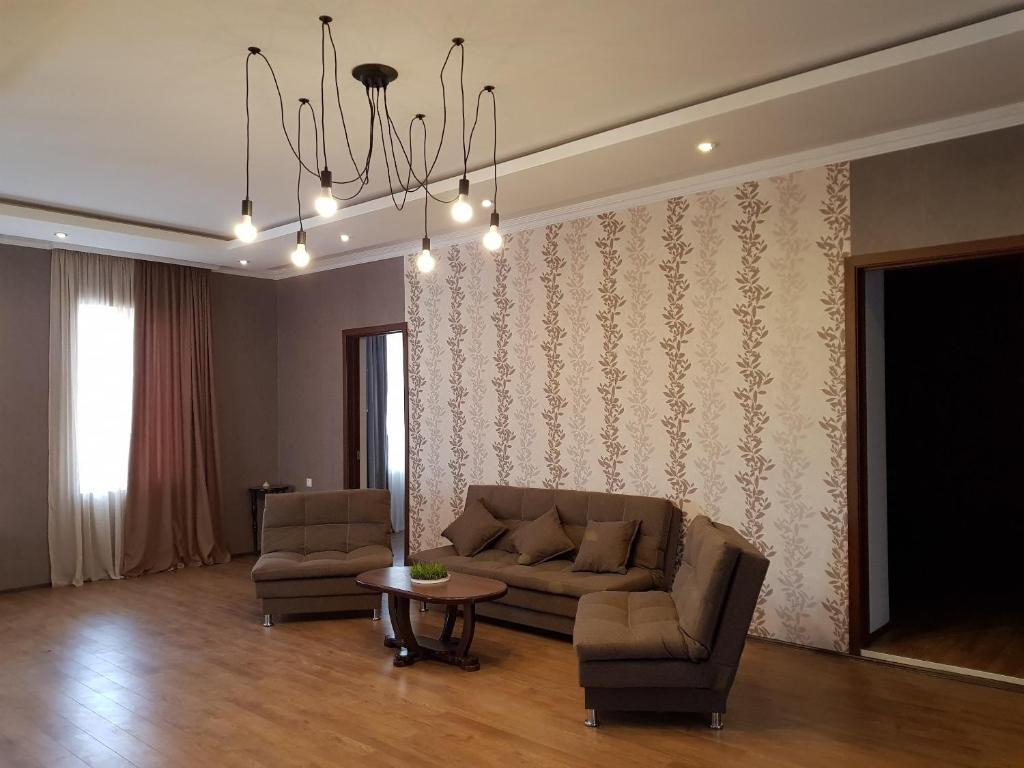 Posezení v ubytování White House in Kakheti Eniseli