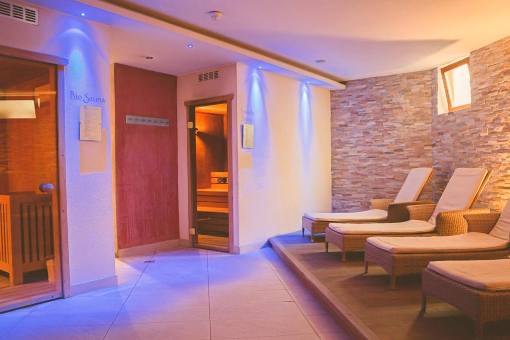 Posezení v ubytování Vegan Hotel La Vimea