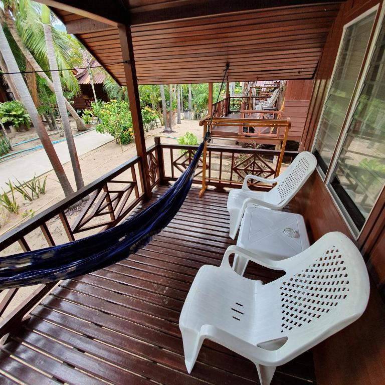 Balkón nebo terasa v ubytování Silver Sands Resort - Koh Tao