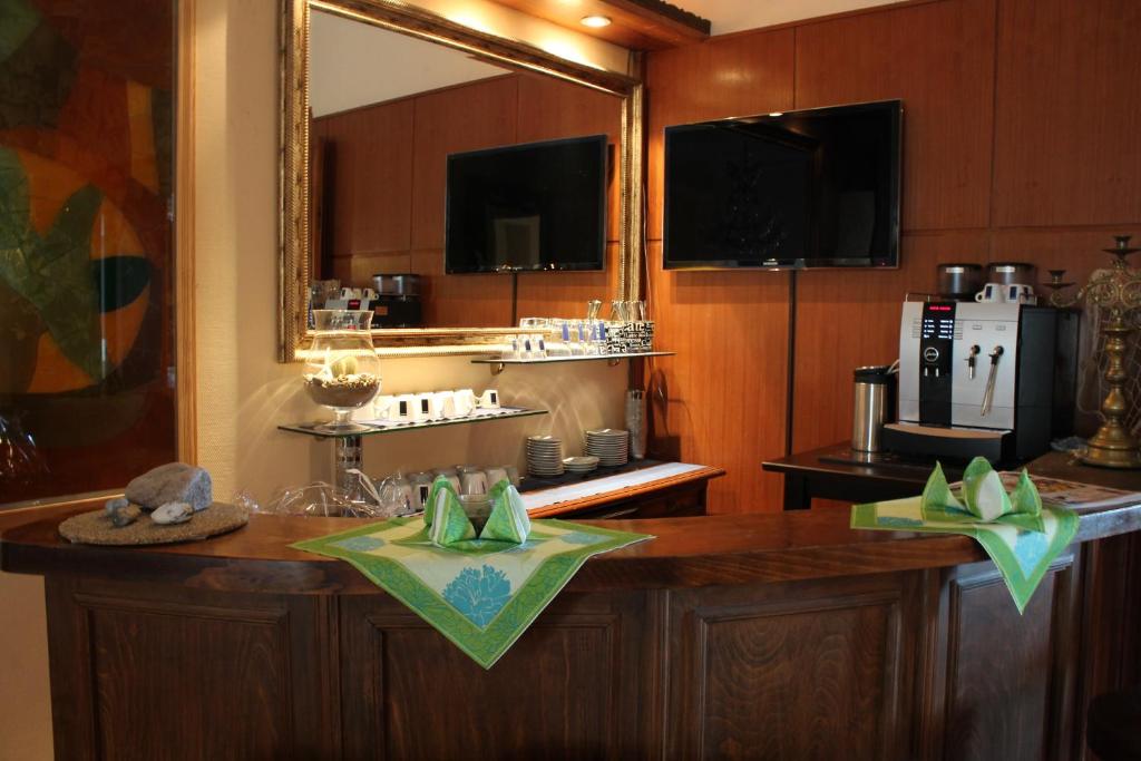 Kuchyň nebo kuchyňský kout v ubytování Hotel Stolteraa