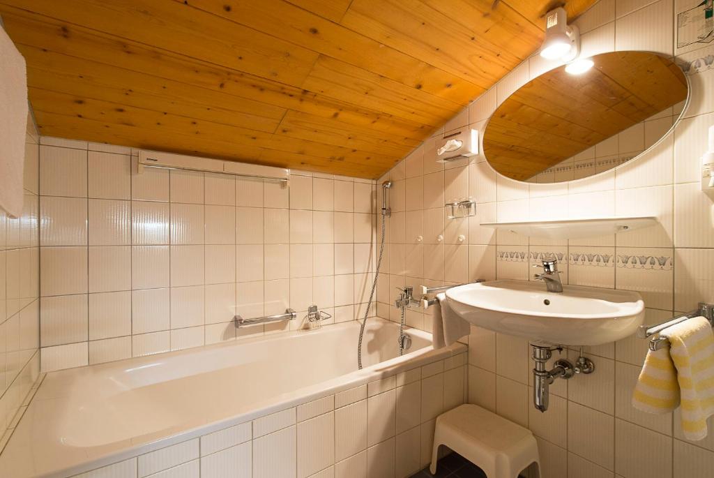 Koupelna v ubytování Appartementhaus Holiday