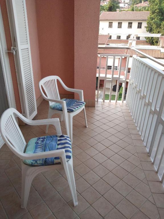 Balkón nebo terasa v ubytování Central Residence