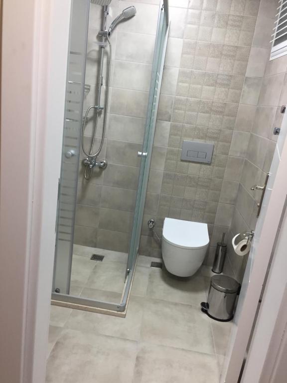 Koupelna v ubytování Vespera hotel