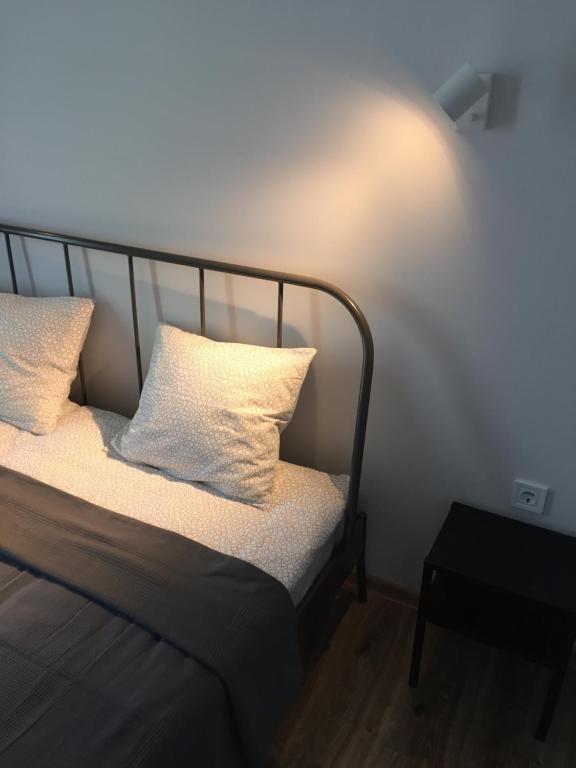 Postel nebo postele na pokoji v ubytování Scandinavian apartment