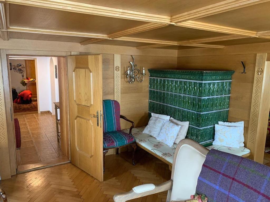 Postel nebo postele na pokoji v ubytování Haus 7 Stuben