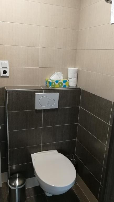 Koupelna v ubytování PENZION U BRÁZDŮ