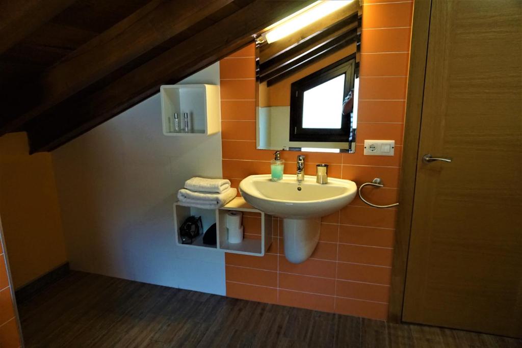 Koupelna v ubytování Apartamentos La Playina
