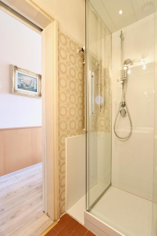 Koupelna v ubytování Hotel Victoria
