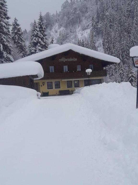 Haus Alpenheim v zimě