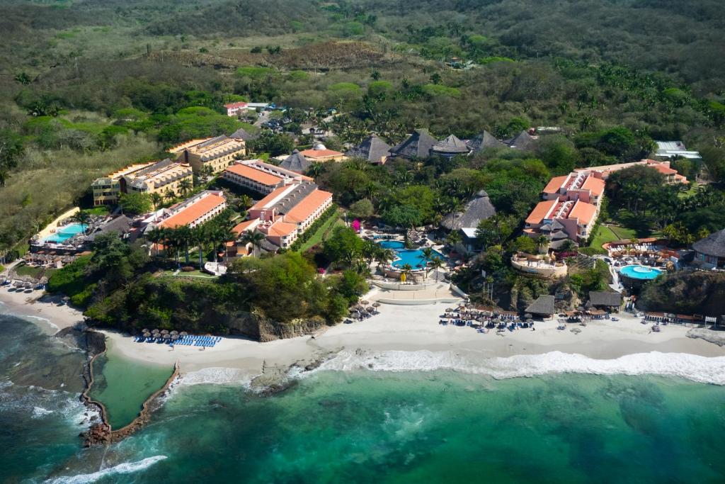 an aerial view of a resort on the beach at Grand Palladium Vallarta Resort & Spa - All Inclusive in Punta Mita